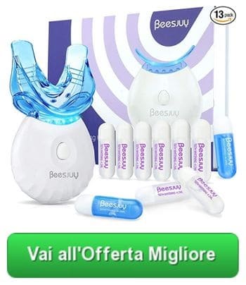 Kit domiciliare per sbiancamento denti con LED