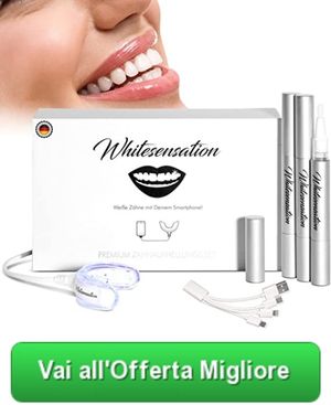 Whitesensation sbiancamento denti led