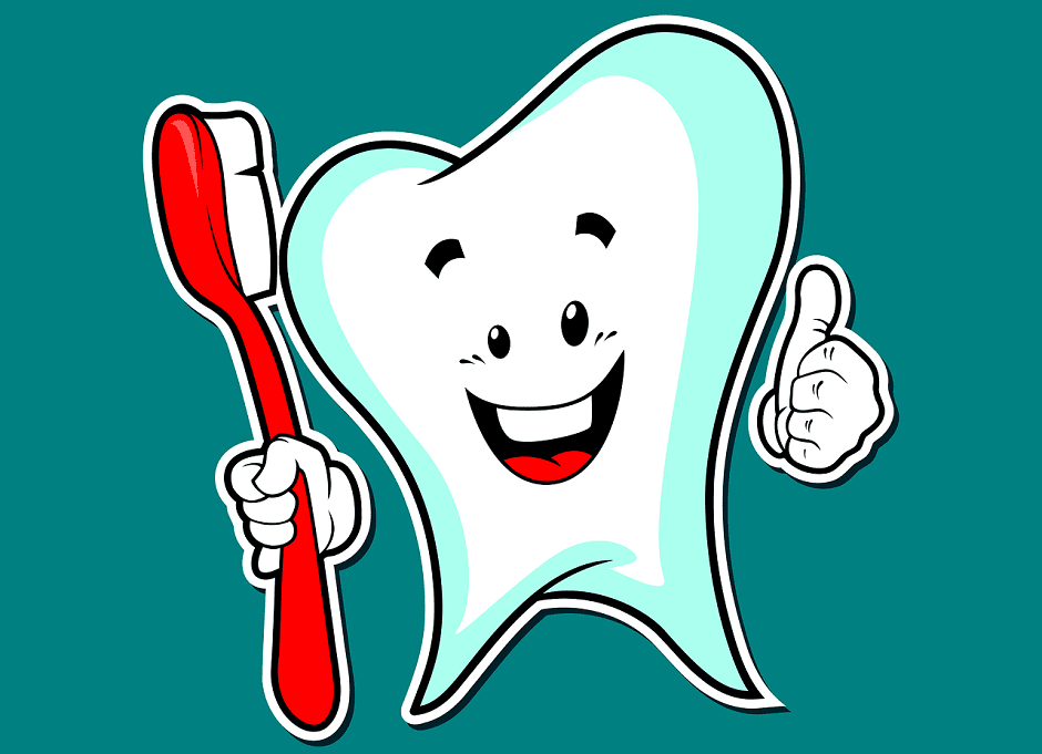 Denti bianchi pulizia orale
